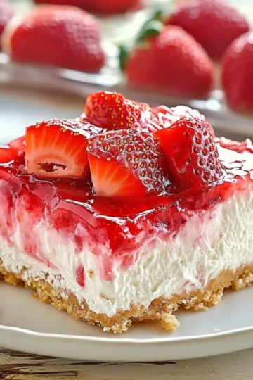 No Bake Strawberry Heaven Dessert