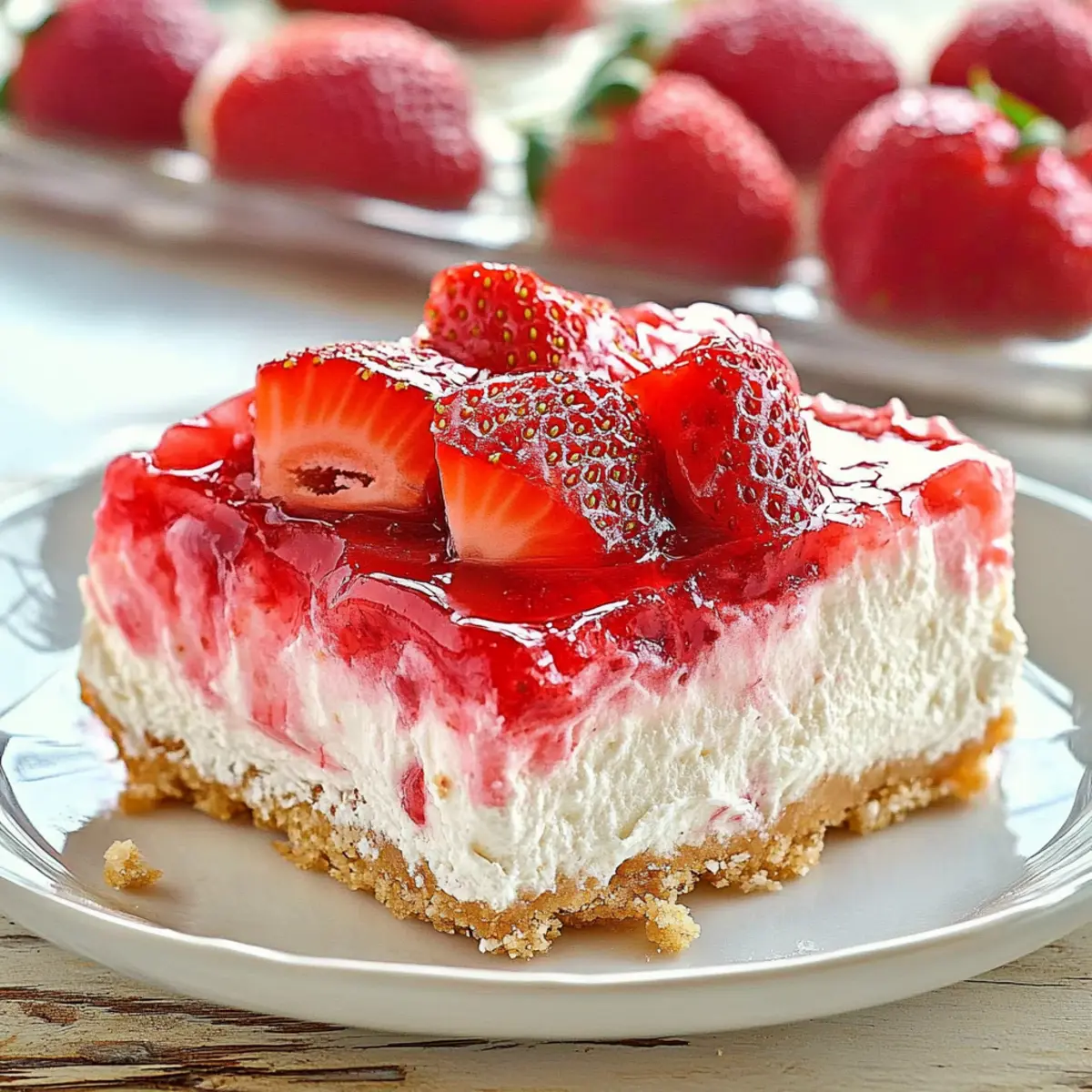 No Bake Strawberry Heaven Dessert