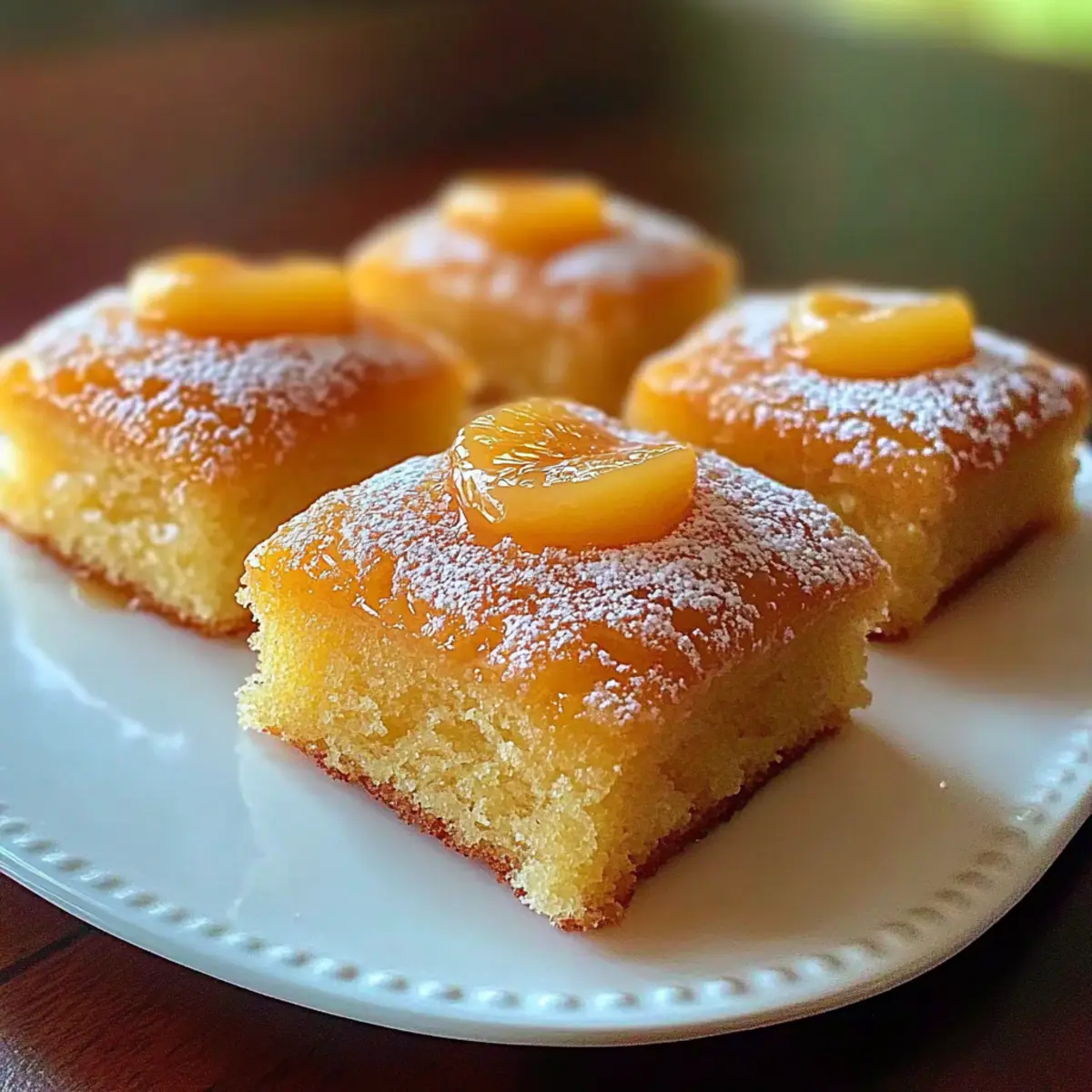 Peach Filled Cakes