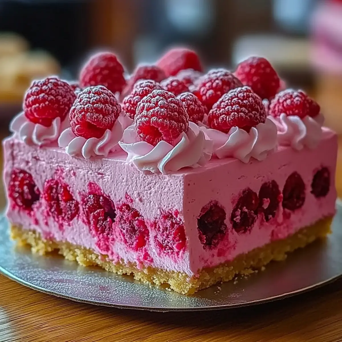 Pink Velvet Raspberry Cheesecake