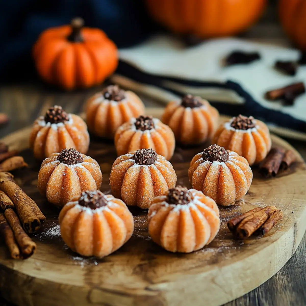 Pumpkin Cheesecake Truffles