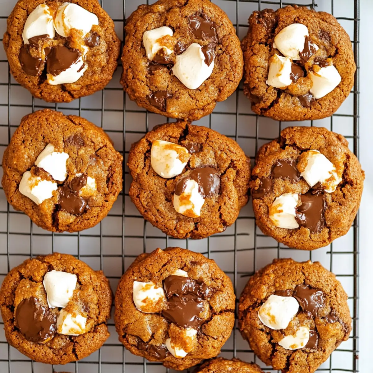 Pumpkin S’mores Cookies