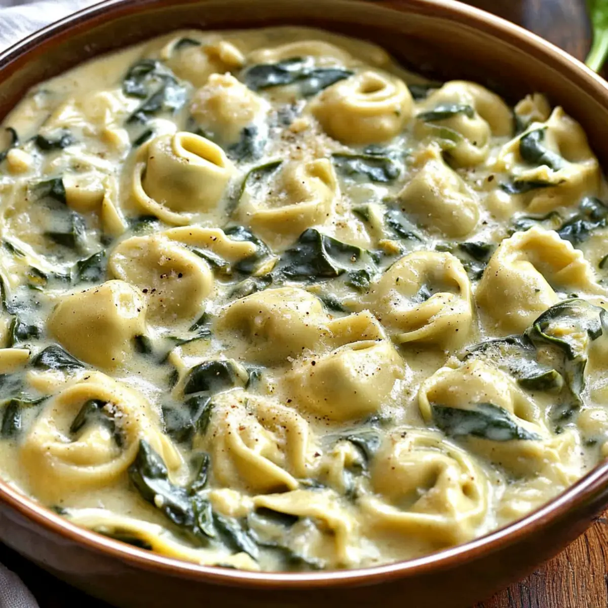 Spinach Artichoke Tortellini