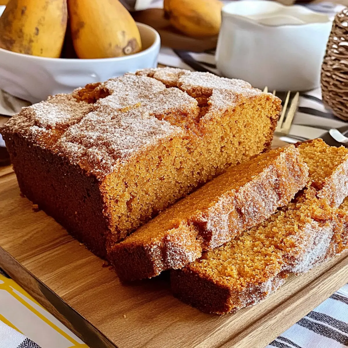Sweet Potato Cinnamon Bread