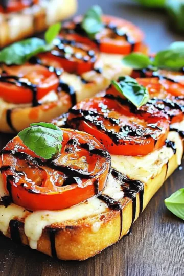 Toasted Caprese Garlic Bread