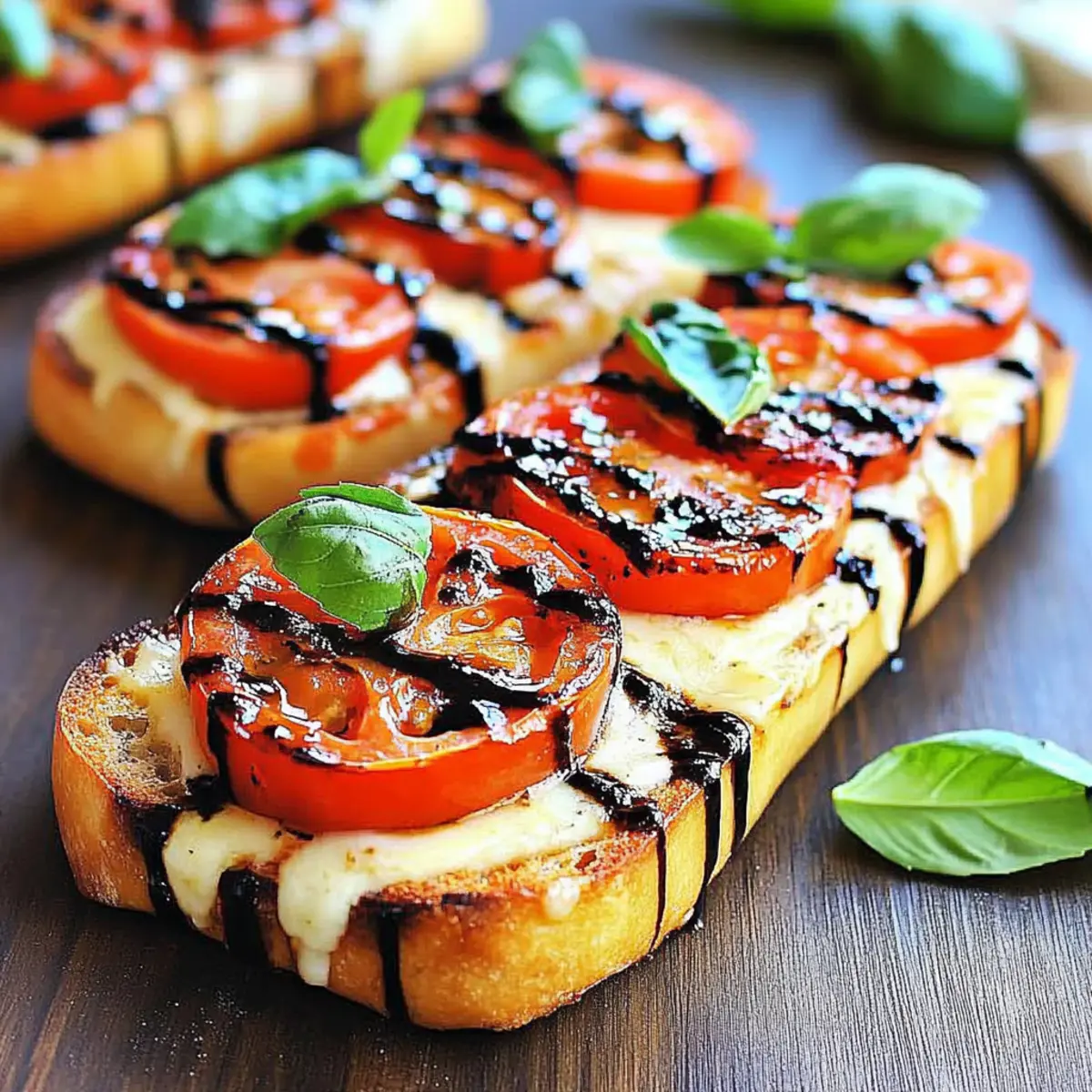 Toasted Caprese Garlic Bread