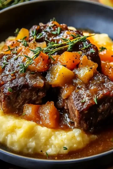 apple cider braised short ribs recipe