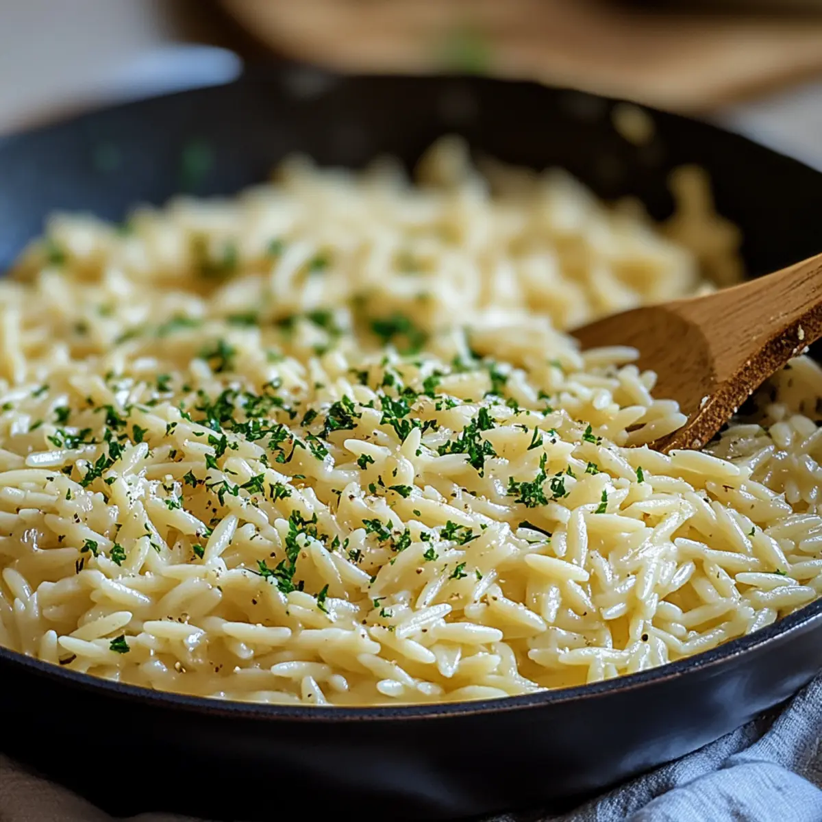 Garlic Butter Orzo