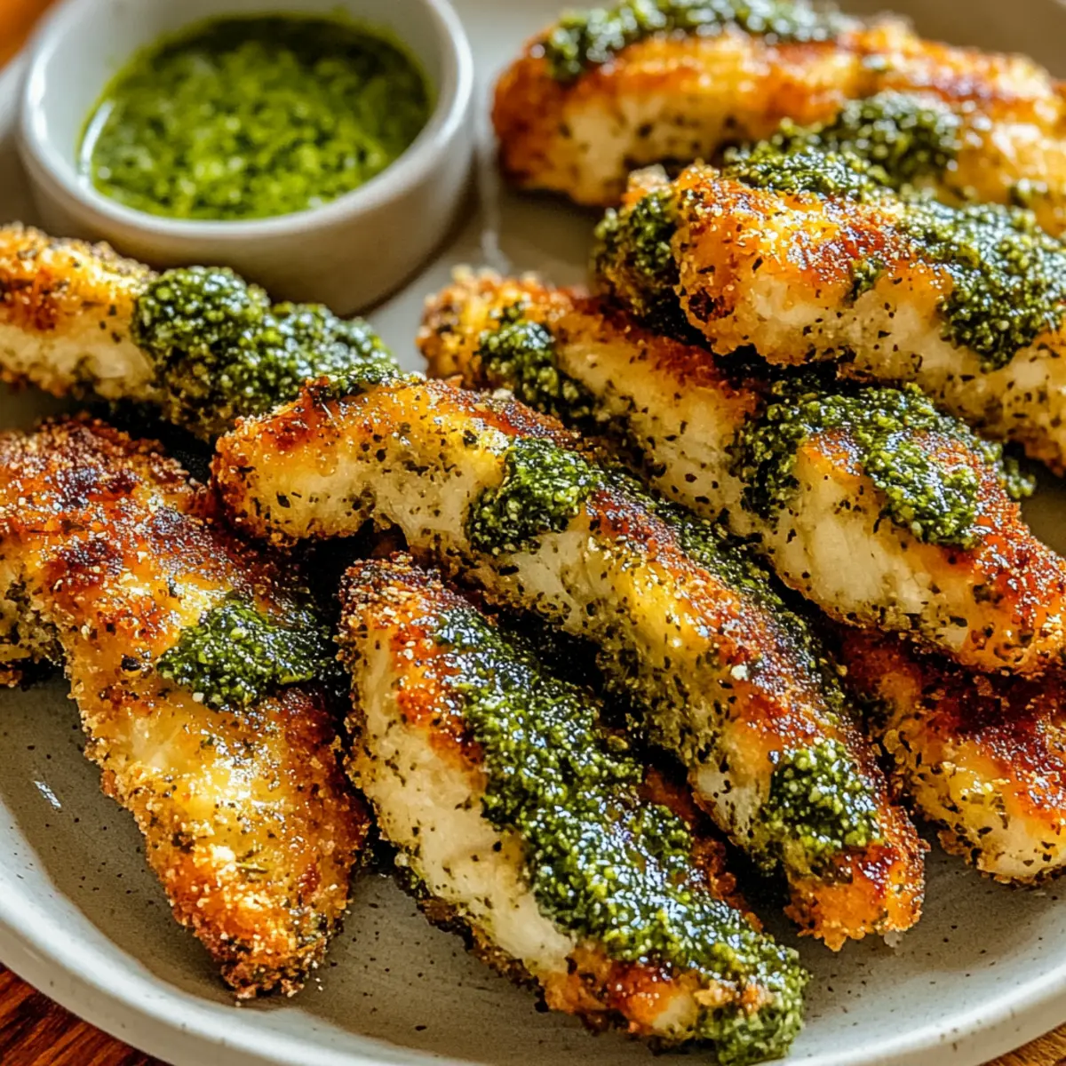 Cilantro Pesto Chicken Tenders