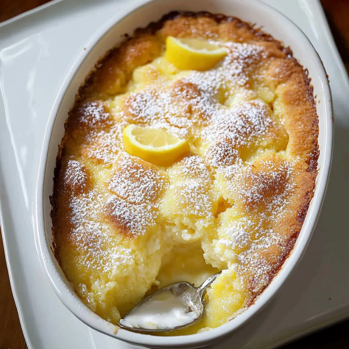 lemon cobbler