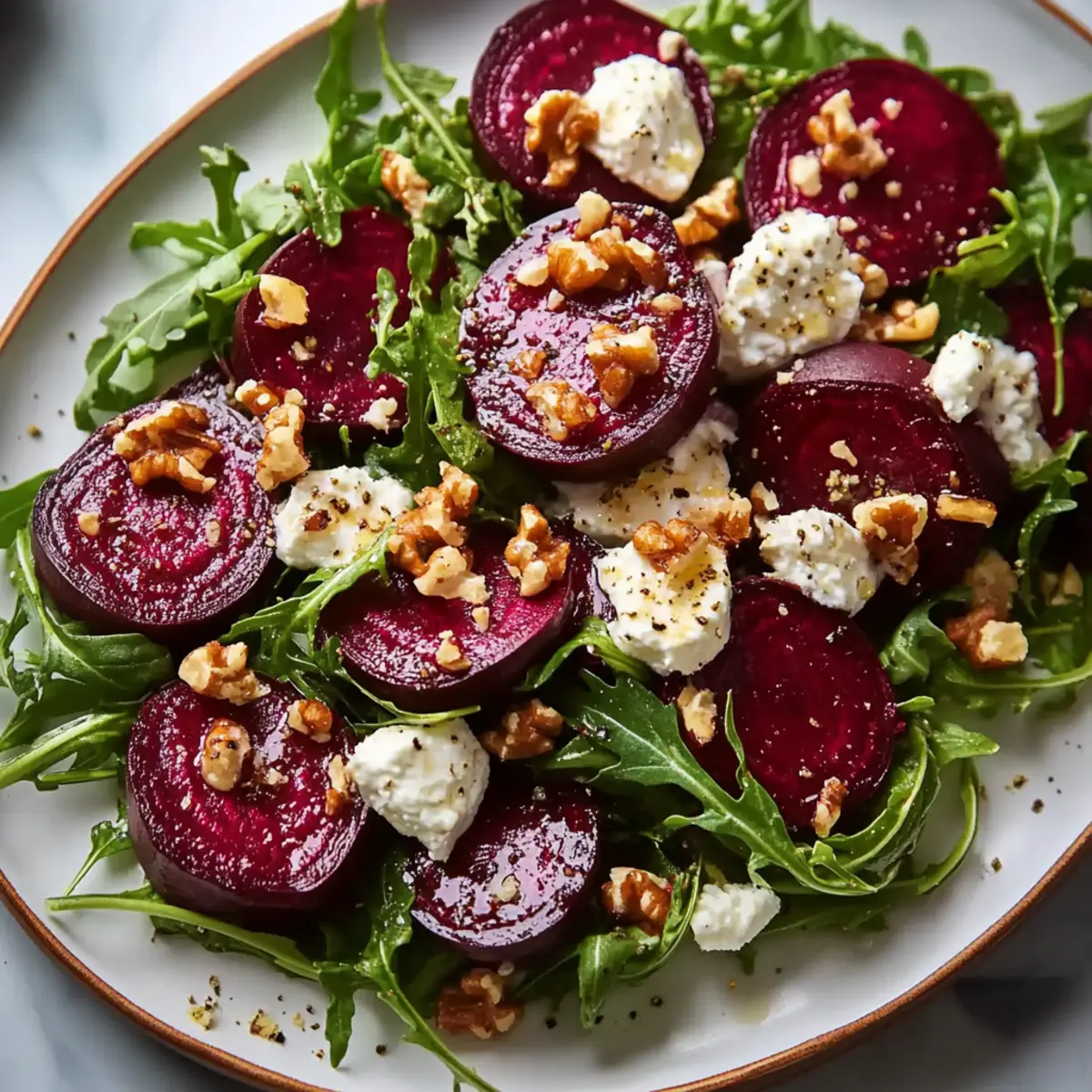 roasted beet arugula salad recipe