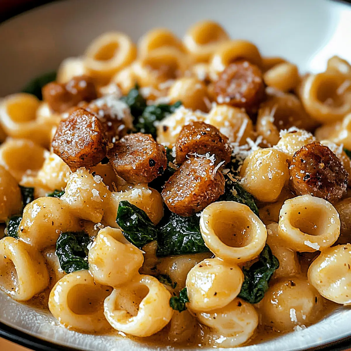 Orecchiette Pasta with Sausage