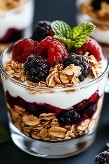 Greek Yogurt Berry Parfaits