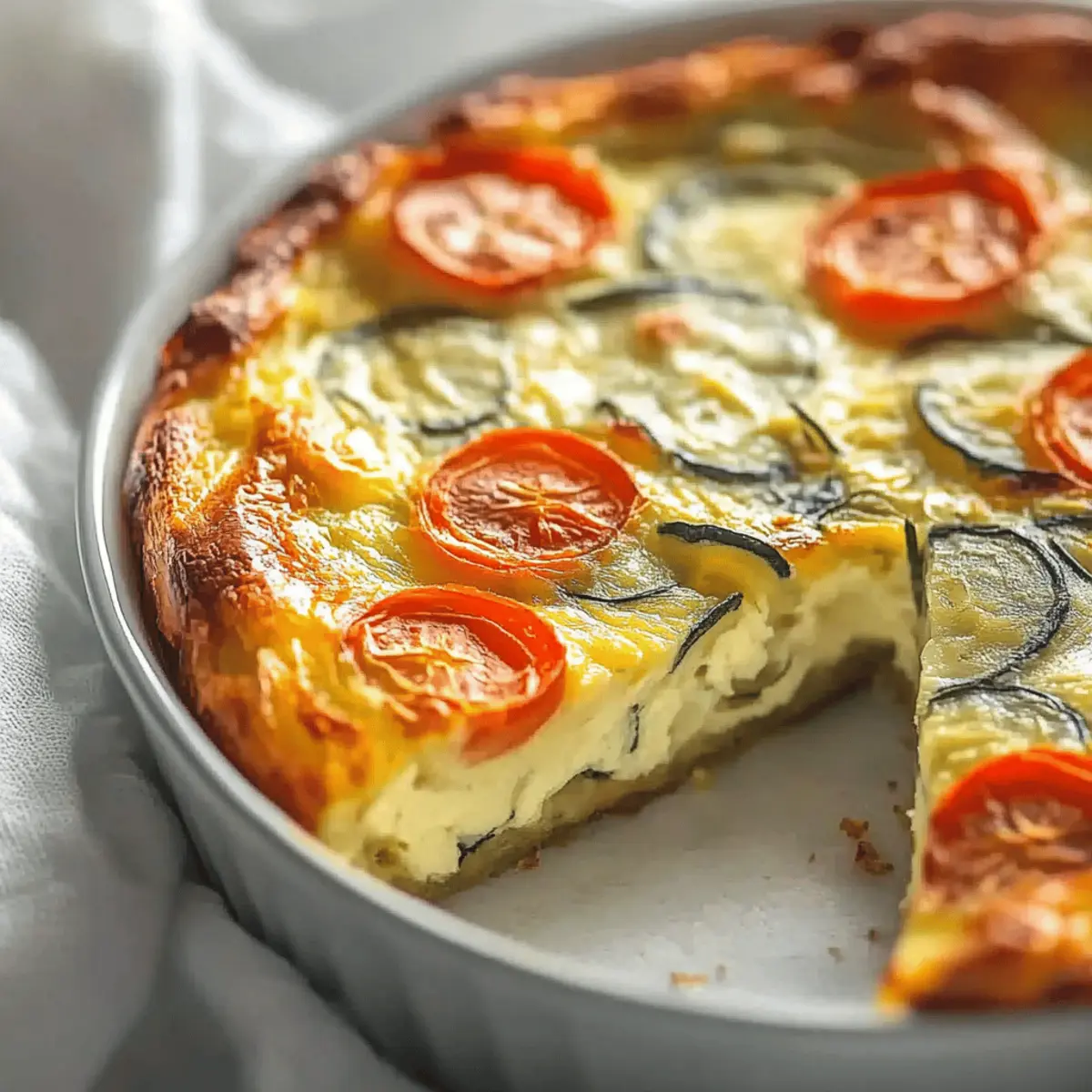 Herb-Infused Crustless Zucchini Quiche