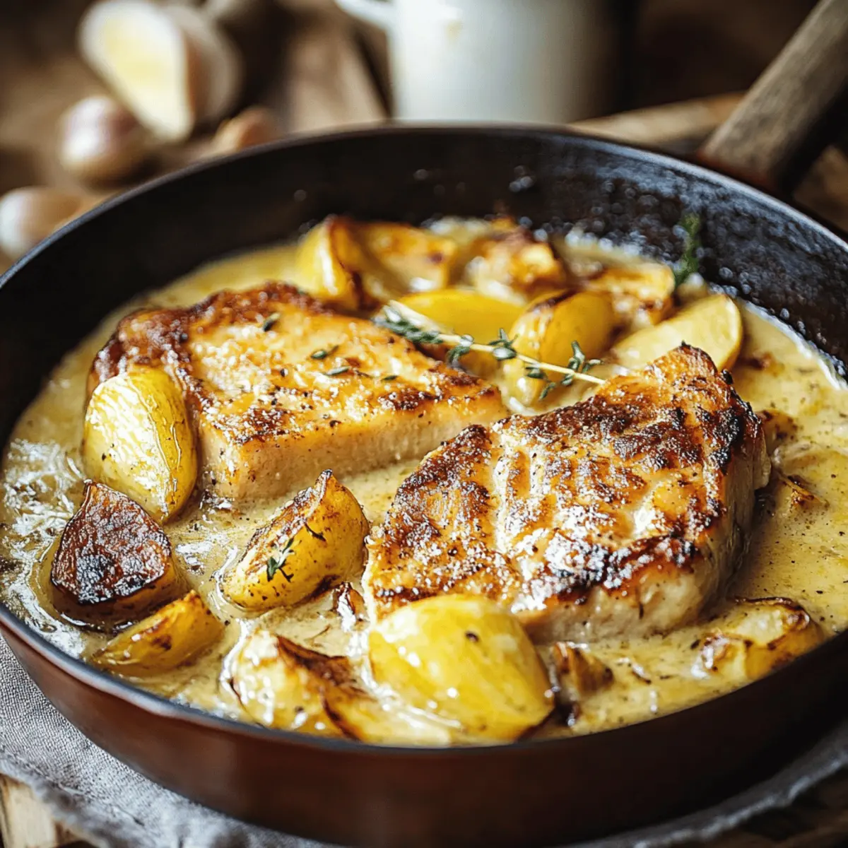 French Chicken Casserole a la Normande