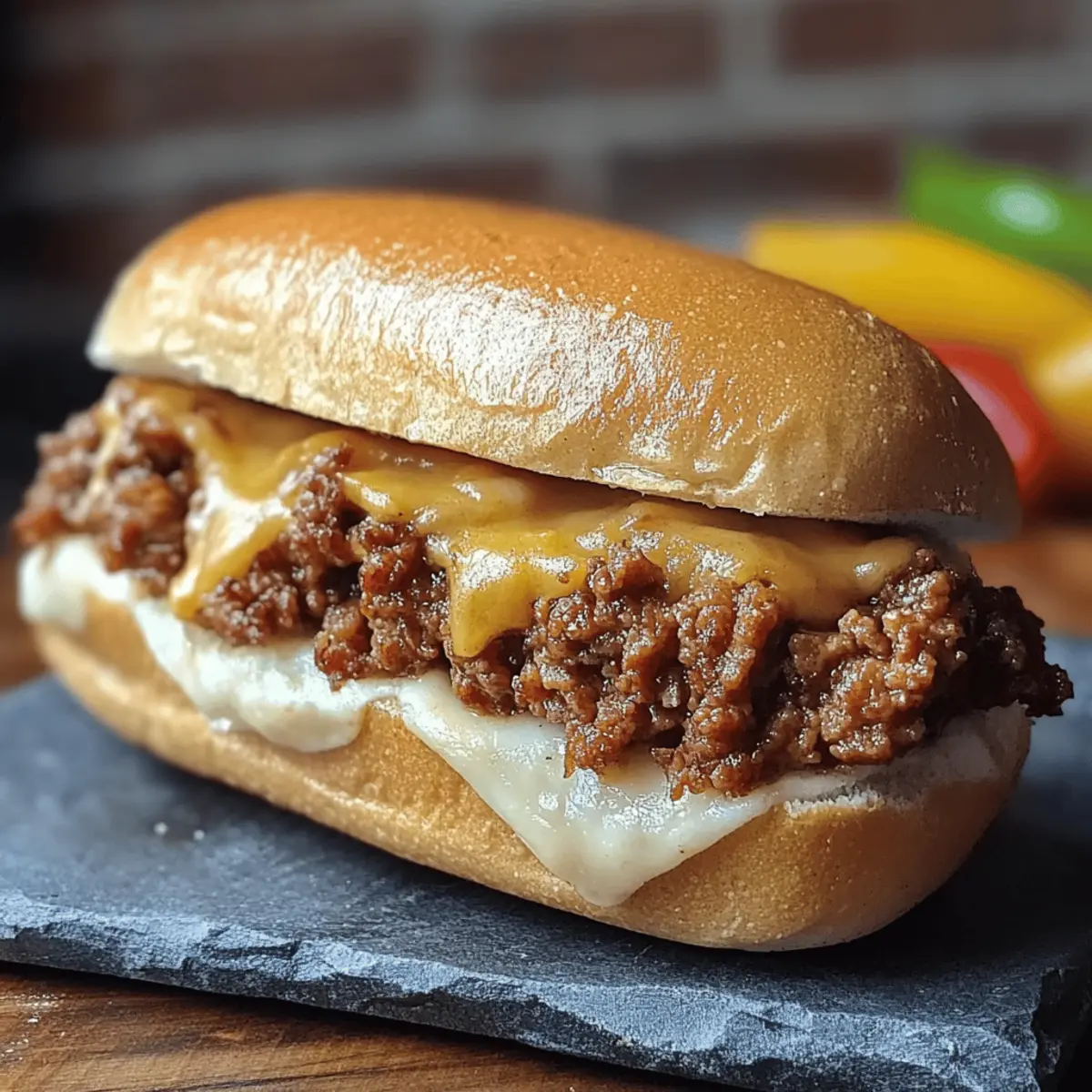 Philly Cheese Steak Sloppy Joes