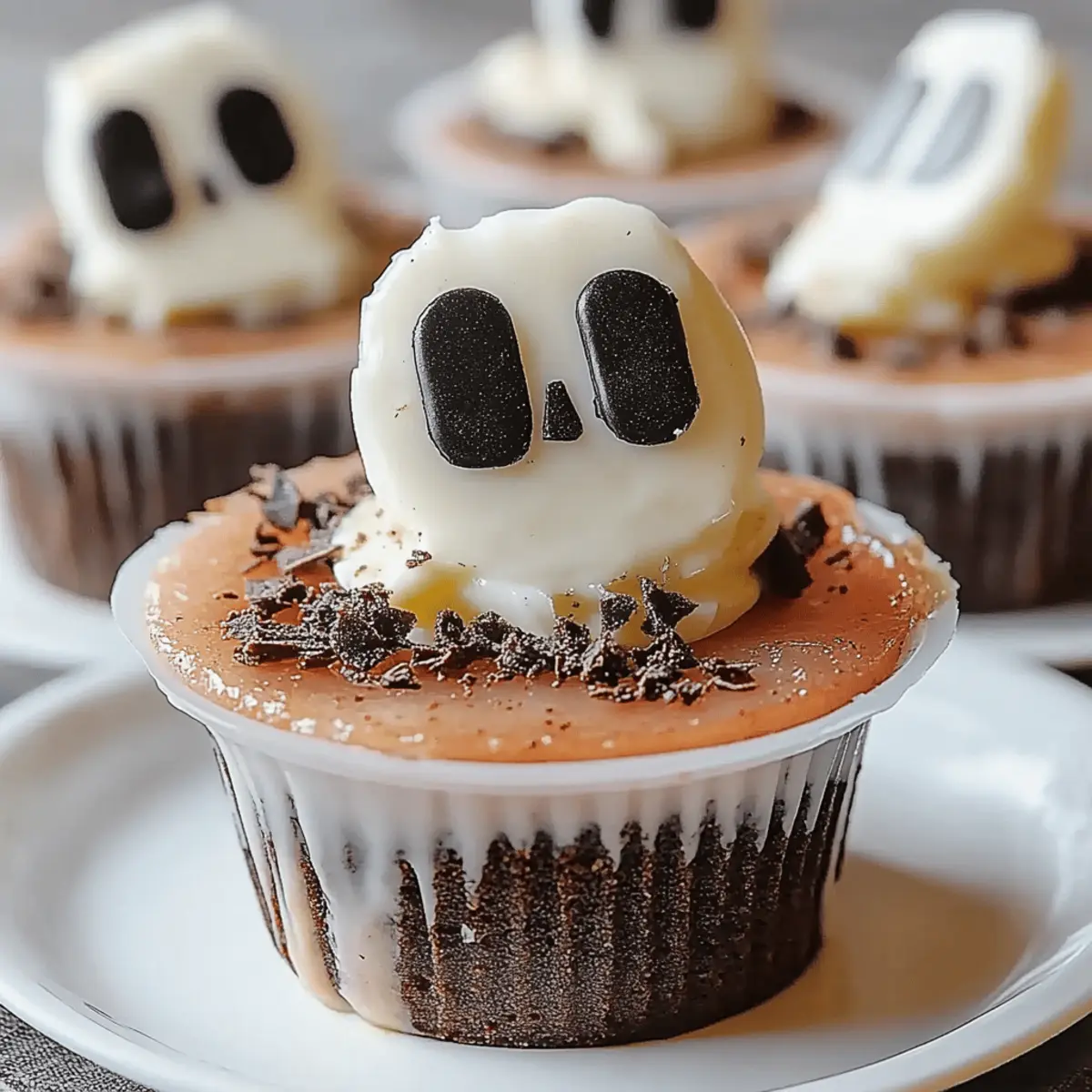 Graveyard Pudding Cookie Cups