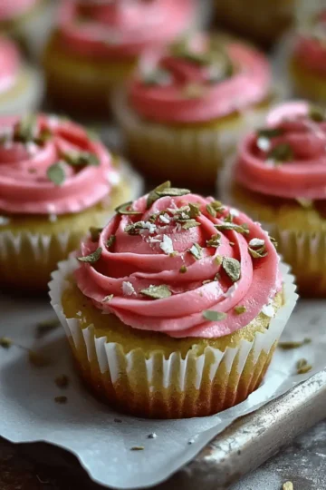 Vegan Mini Rose Cupcakes