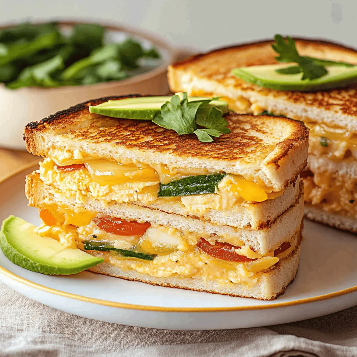 Chicken Avocado Melt Sandwich