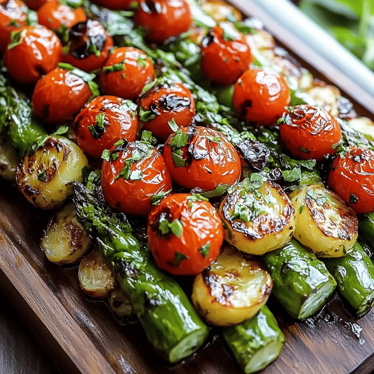 Caprese Roasted Asparagus