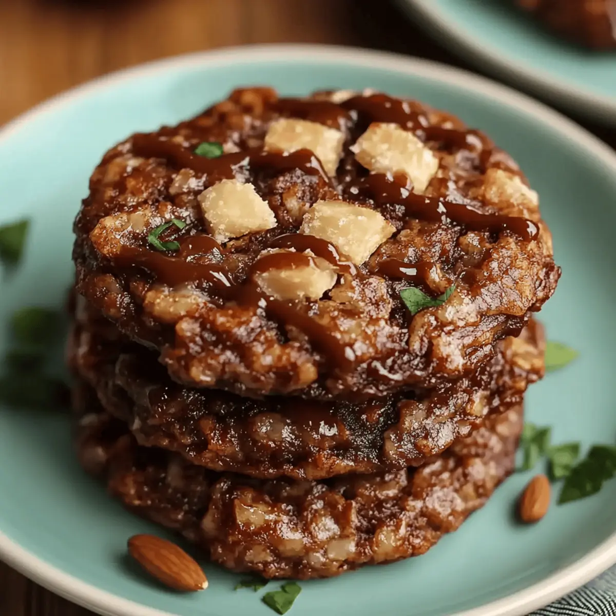 German Chocolate Cookies