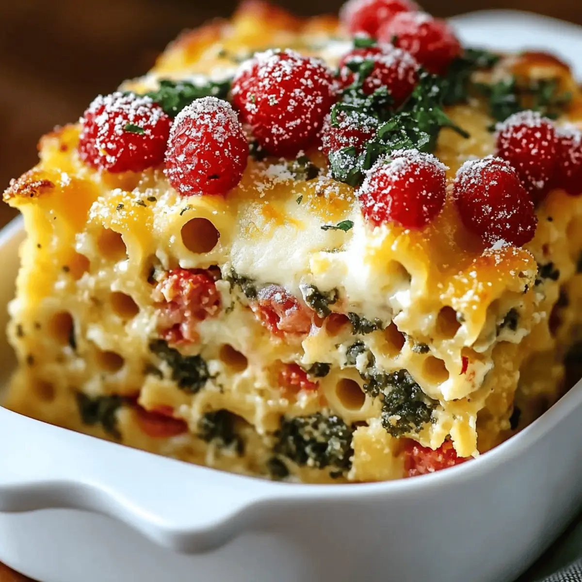 Mediterranean Vegetable Pasta Bake