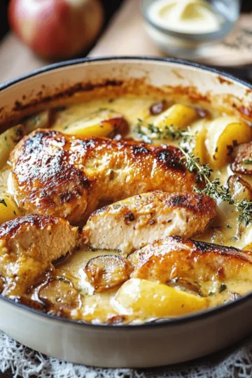 French Chicken Casserole a la Normande