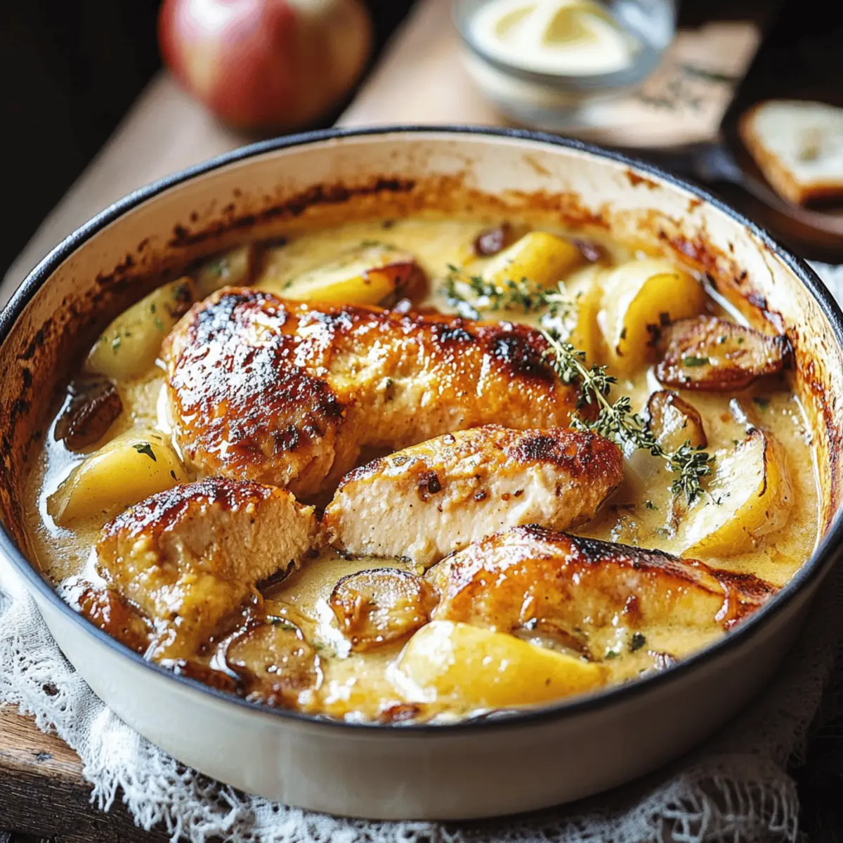 French Chicken Casserole a la Normande