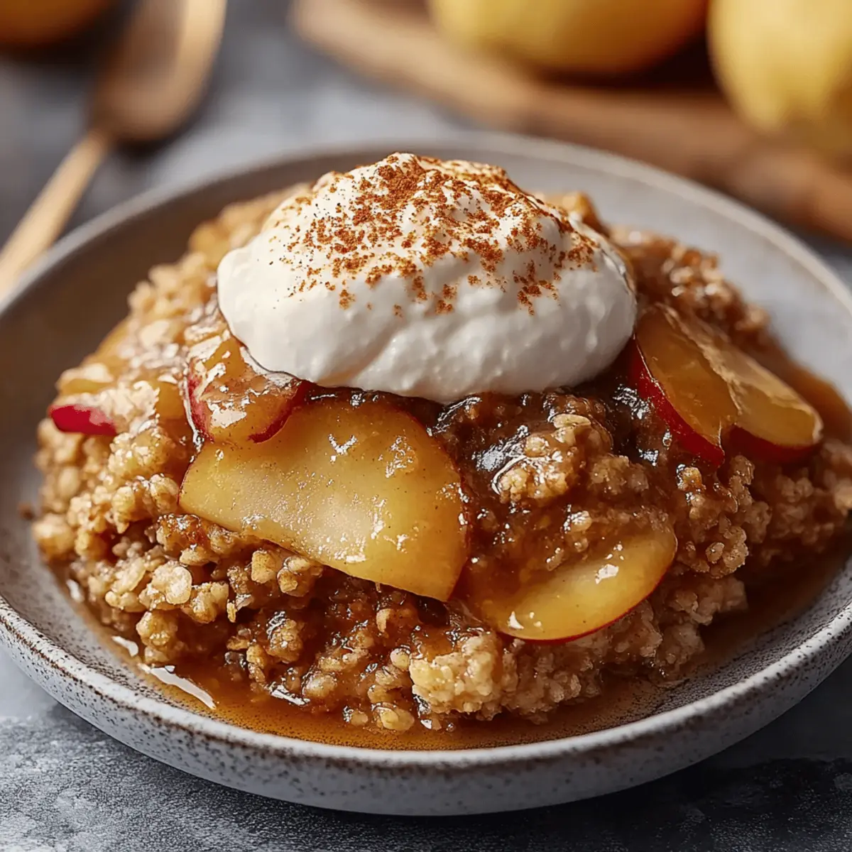 Air Fryer Apple Crisp