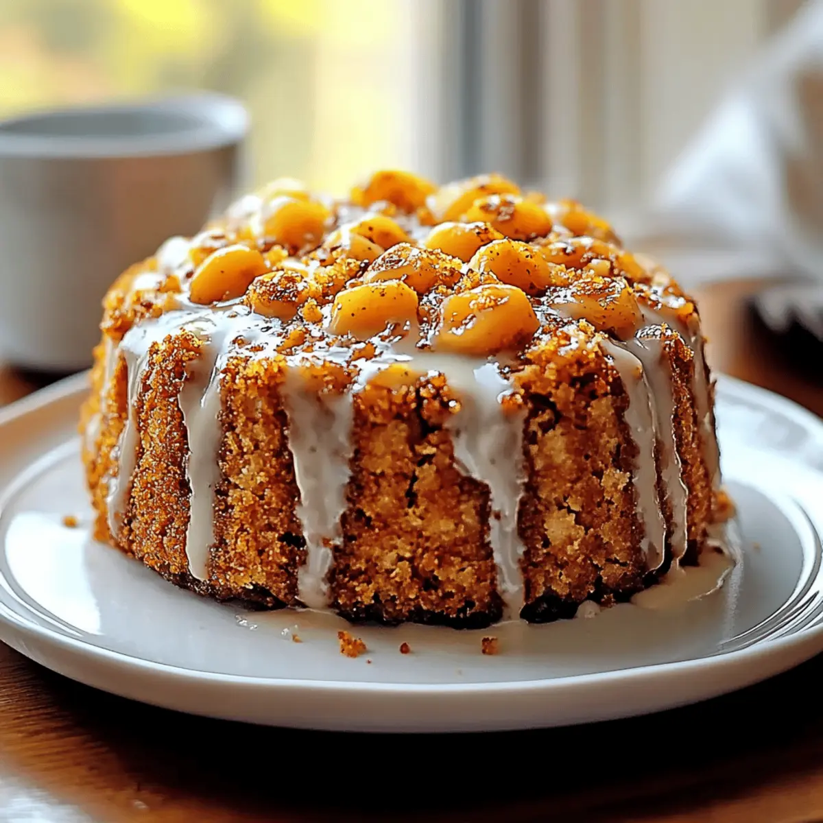 Autumn Pumpkin Honey Bun Cake