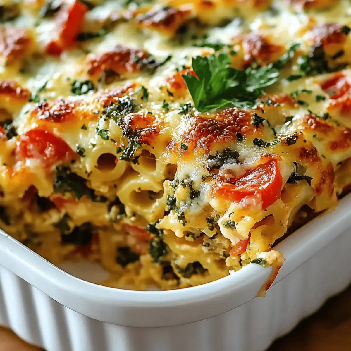 Mediterranean Vegetable Pasta Bake