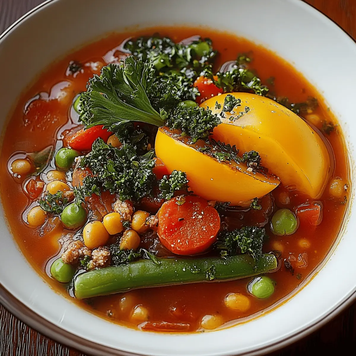 High-Protein Vegetable Soup