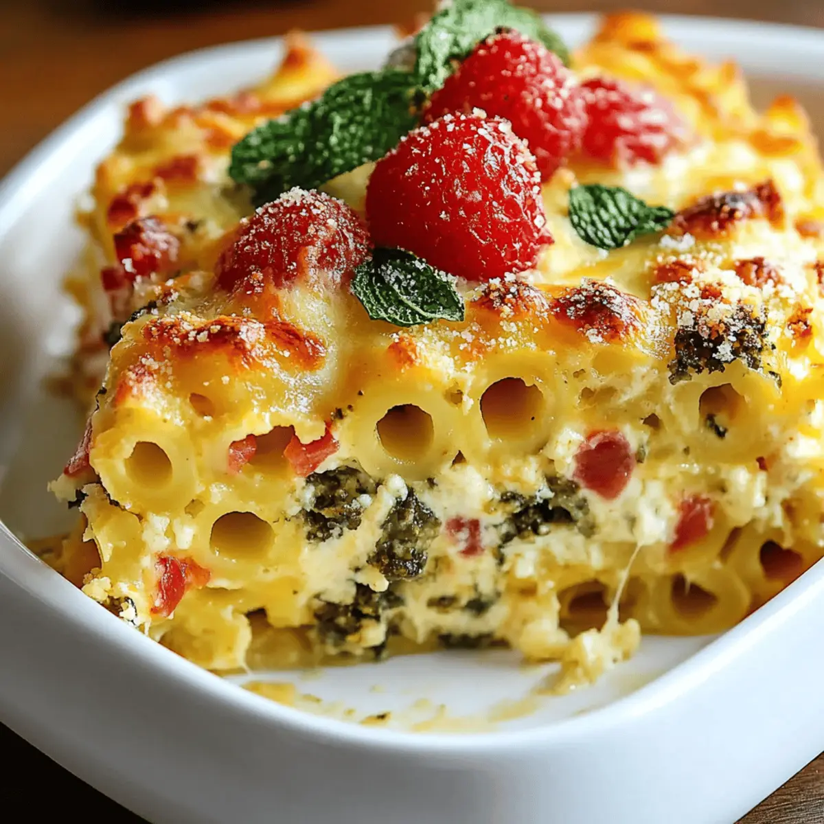 Mediterranean Vegetable Pasta Bake