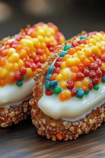 Fruity Pebbles Cheesecake Tacos