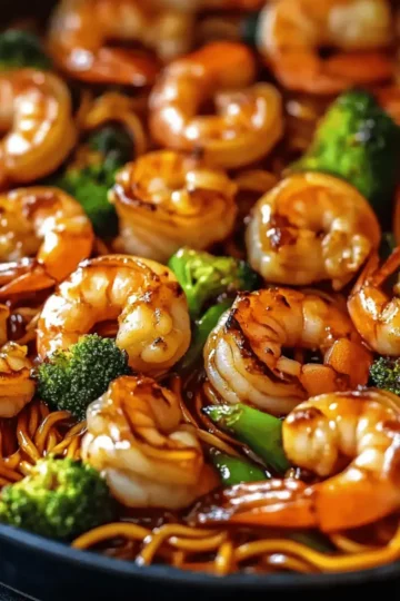 High-Protein Shrimp Stir Fry with Noodles