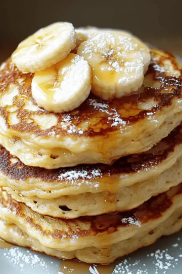 Fluffy Banana Pancakes