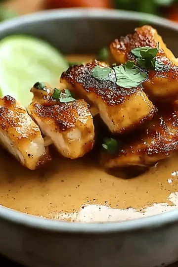 Thai Chicken Satay with Peanut Sauce