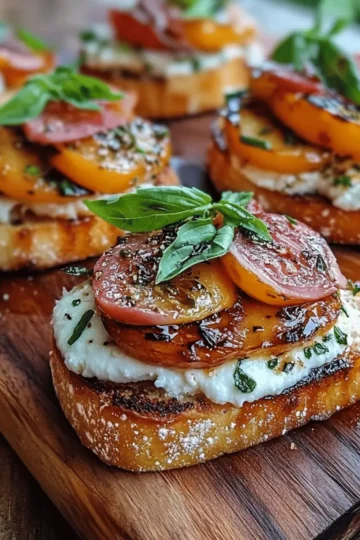 Cheesy Burrata Crostini