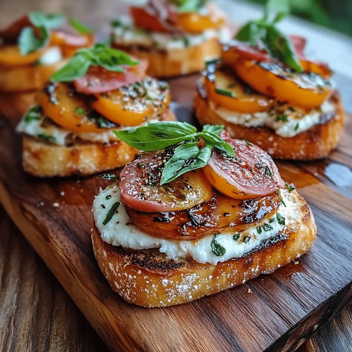 Cheesy Burrata Crostini