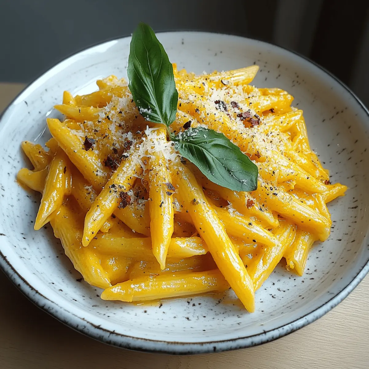 Cheesy Orange Pasta