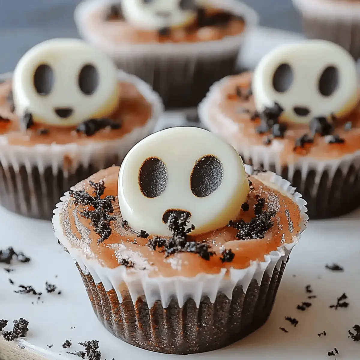 Graveyard Pudding Cookie Cups