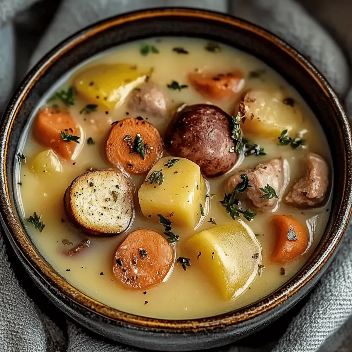 Kielbasa Potato Soup