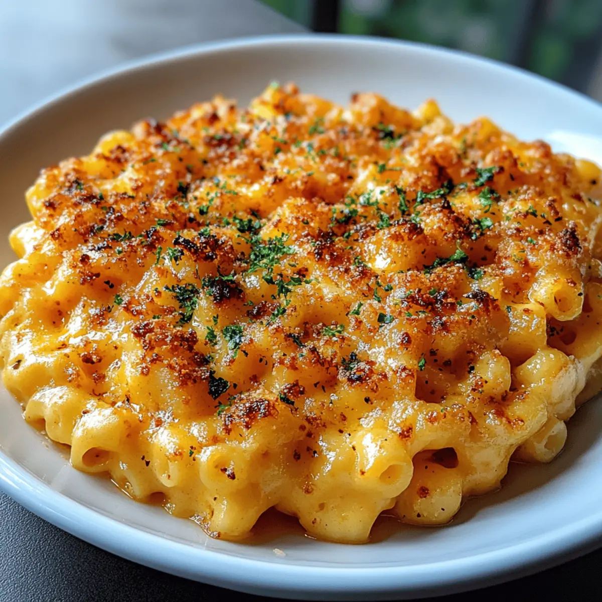 Creamy Baked Cheddar Mac-and-Cheese