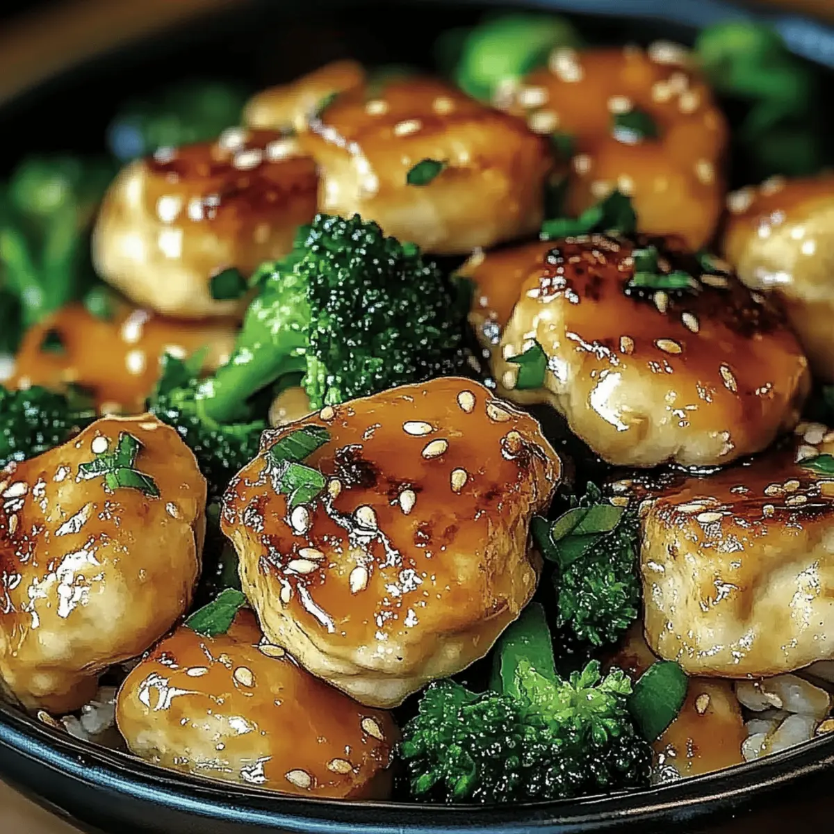 Garlic Chicken with Broccoli and Spinach