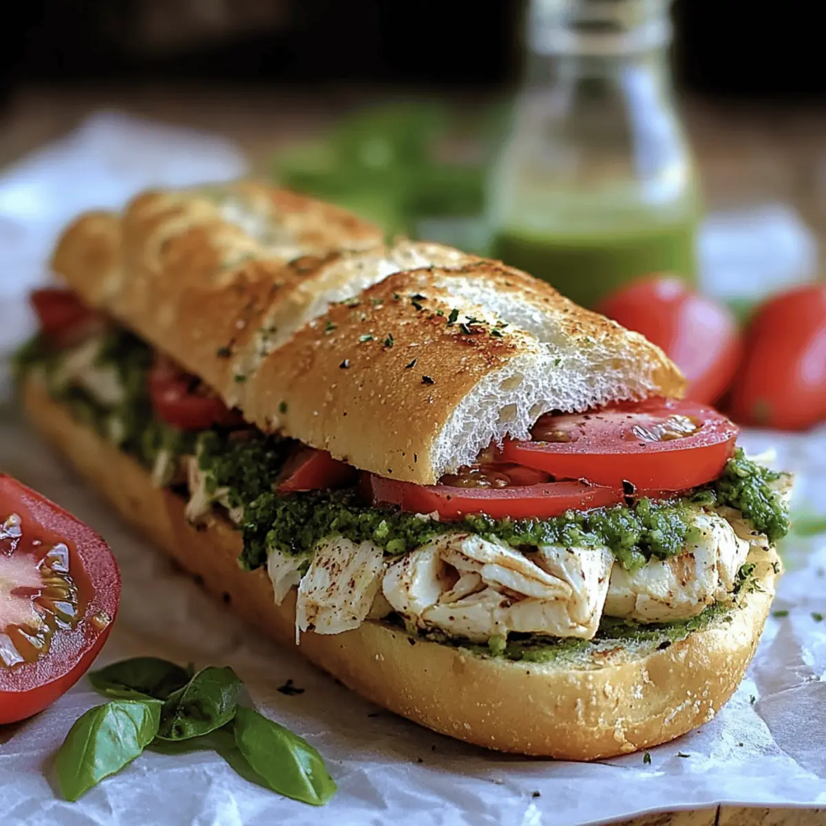 Chicken Pesto Sandwich