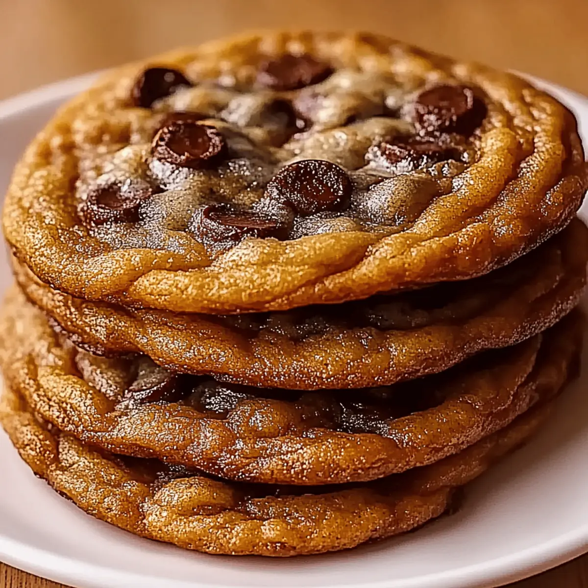 Brown Butter Pumpkin Chocolate Chip Cookies