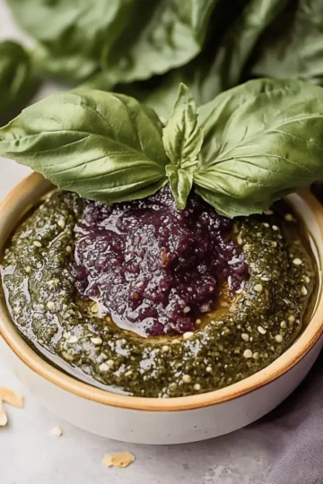 Purple Basil Pesto