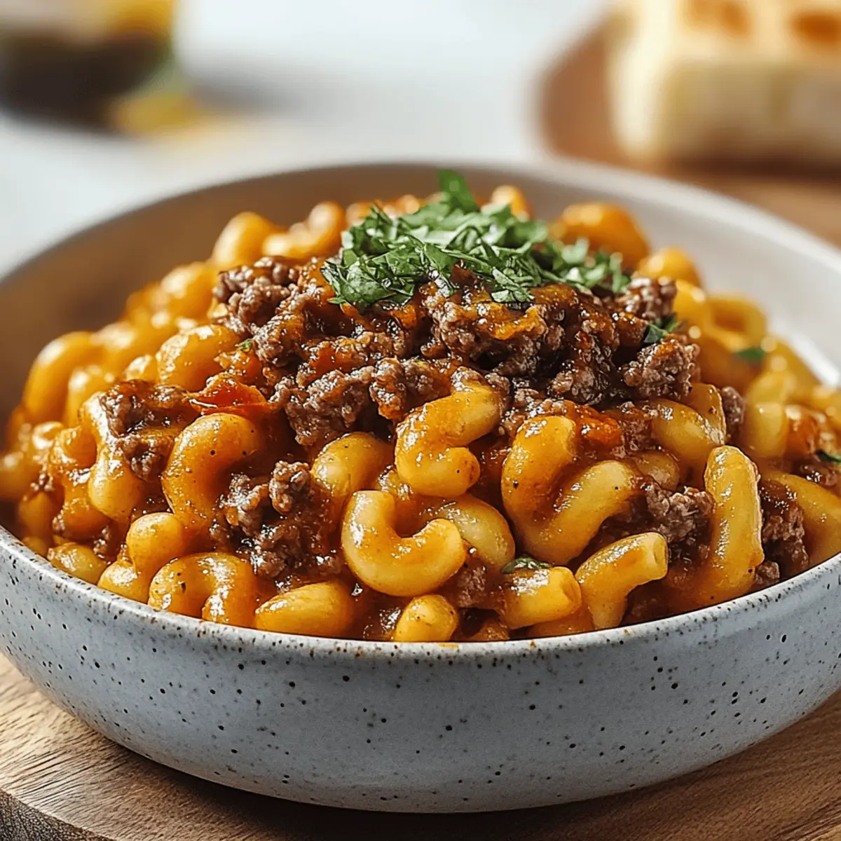 One-Pot Cheeseburger Macaroni