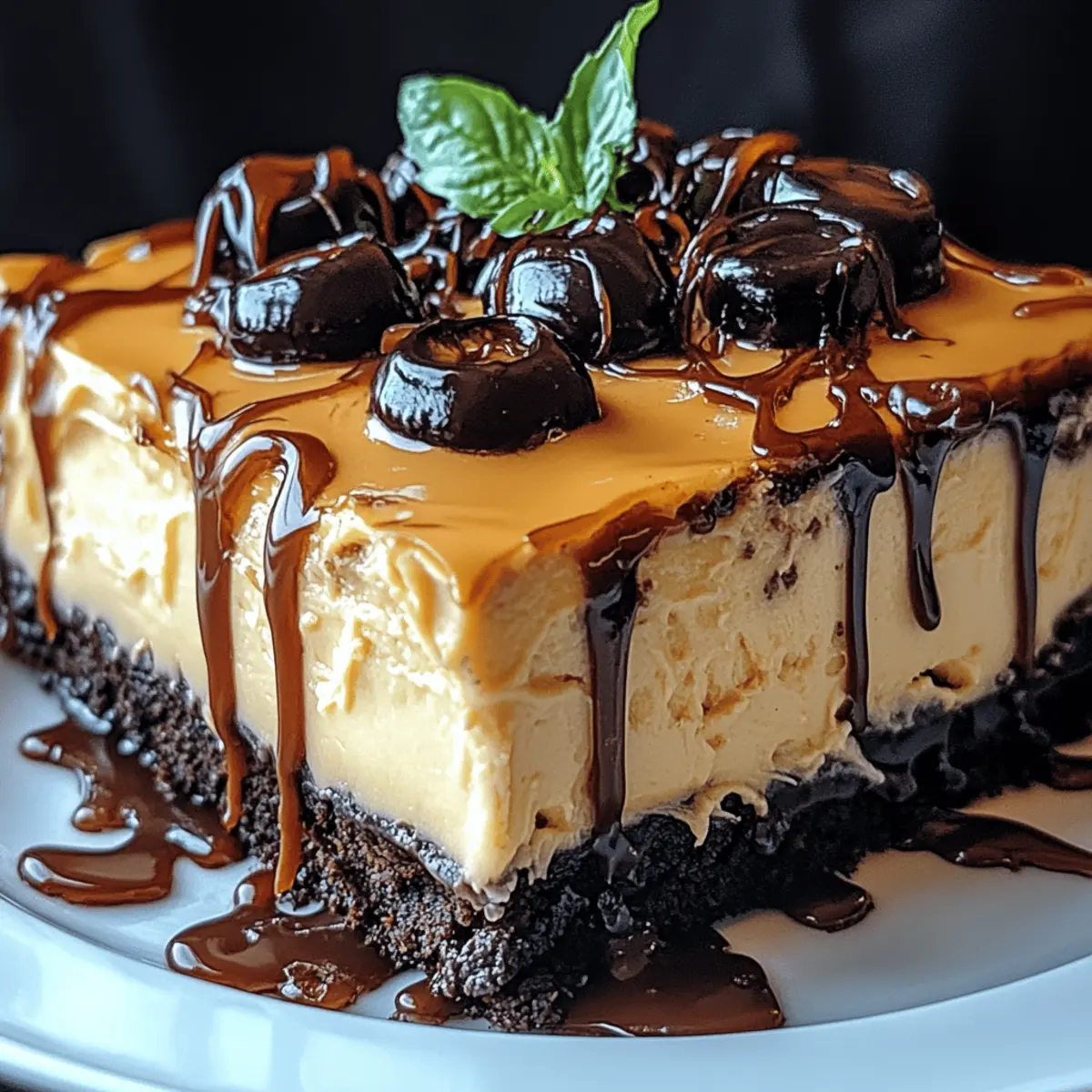 Milky Way Caramel Cheesecake Brownies