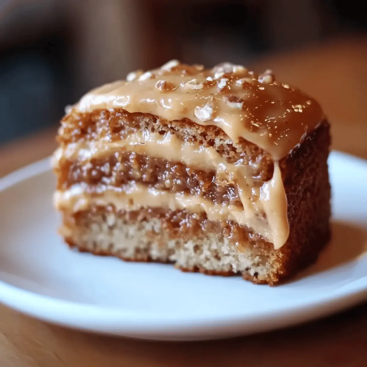 Applesauce Cake with Cinnamon Cream Cheese Frosting